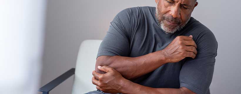 patient needing elbow pain treatment in Monterey Park